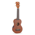 Mahalo MJ1VTTBR Java Series Soprano Ukulele in Transparent Brown with Pickup