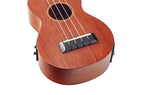 Mahalo MJ1VTTBR Java Series Soprano Ukulele in Transparent Brown with Pickup
