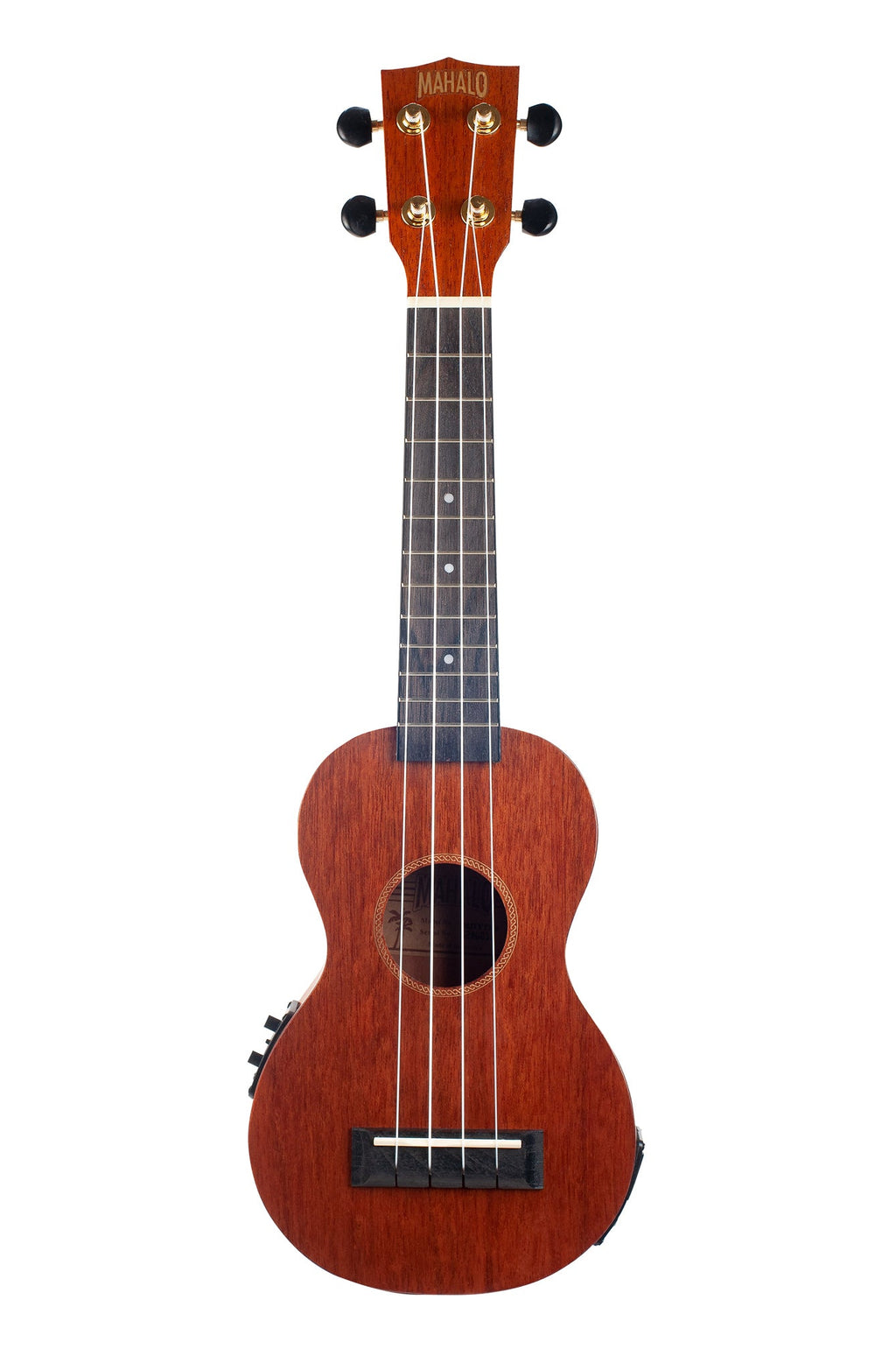 Mahalo MJ1VTTBR Java Series Soprano Ukulele in Transparent Brown with Pickup