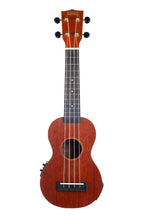 Mahalo MJ1VTTBR Java Series Soprano Ukulele in Transparent Brown with Pickup