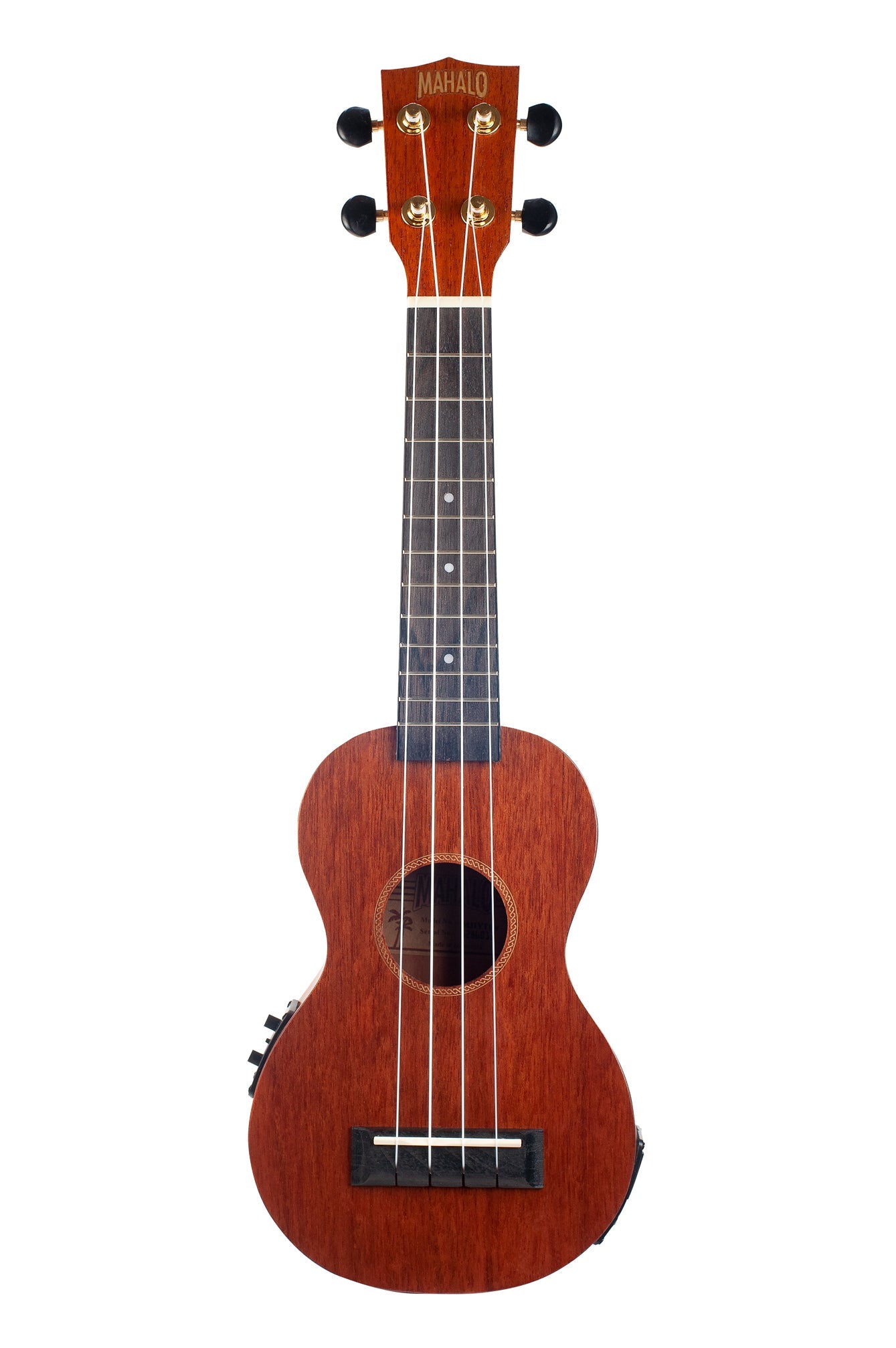 Mahalo MJ1VTTBR Java Series Soprano Ukulele in Transparent Brown with Pickup