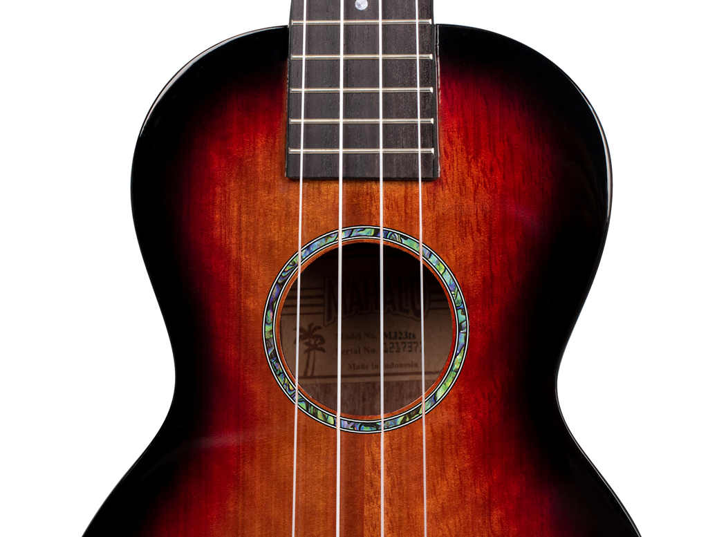 Mahalo Java Series Concert Ukulele - Sunburst