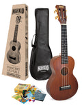 Mahalo MJ2TBRK Java Series Concert Ukulele with Essentials Accessory Pack i
