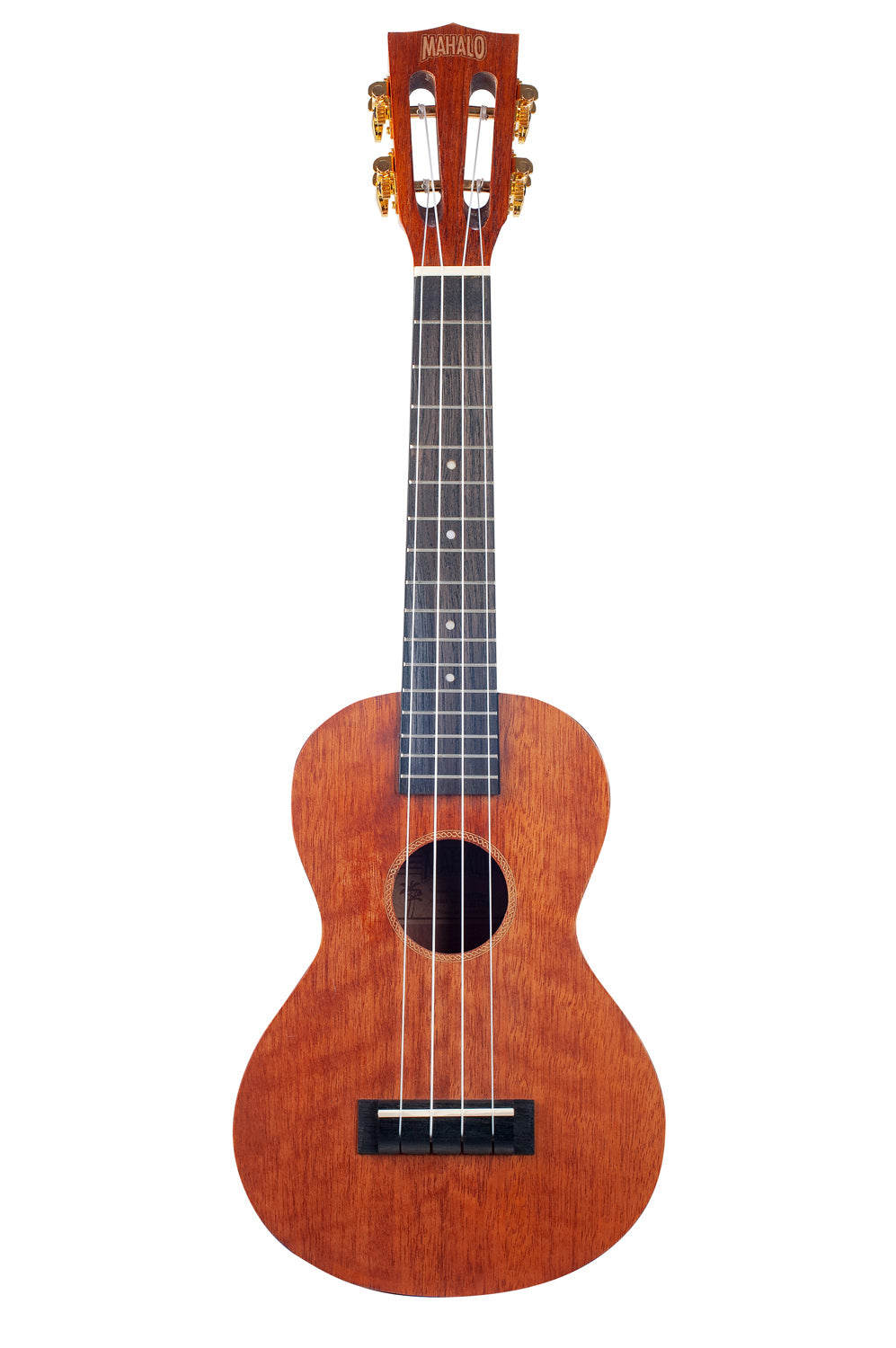 Mahalo MJ2TBRK Java Series Concert Ukulele with Essentials Accessory Pack in Transparent Brown
