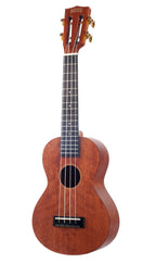 Mahalo MJ2TBRK Java Series Concert Ukulele with Essentials Accessory Pack in Transparent Brown