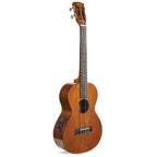 Mahalo Java Series Baritone E/A Ukulele in Vintage Natural