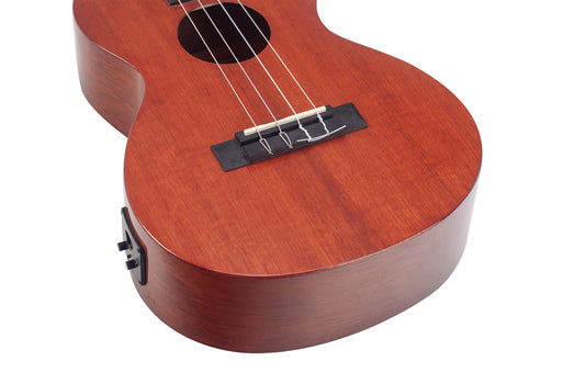 Mahalo Java Series Baritone E/A Ukulele in Vintage Natural