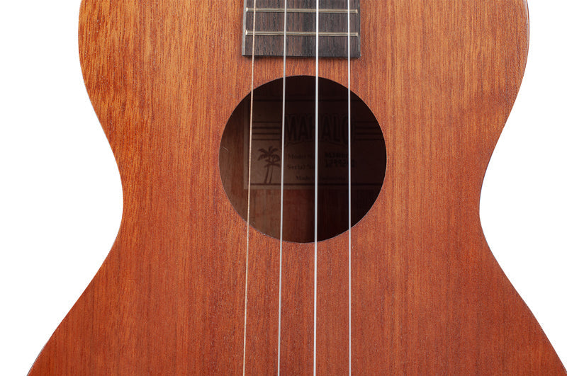 Mahalo MJ4TBR Java Series Baritone Ukulele in Transparent Brown