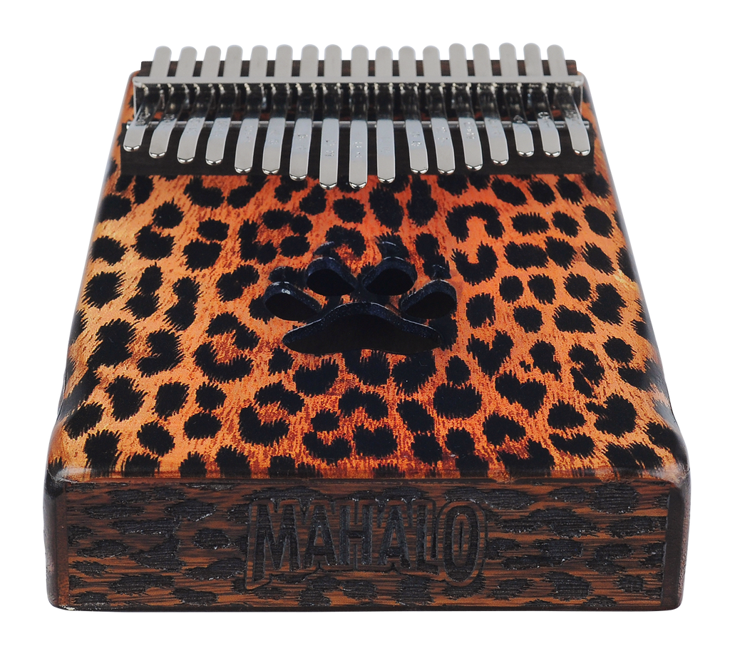 Mahalo Trembesi Wood 17-Key Kalimba - Cheetah