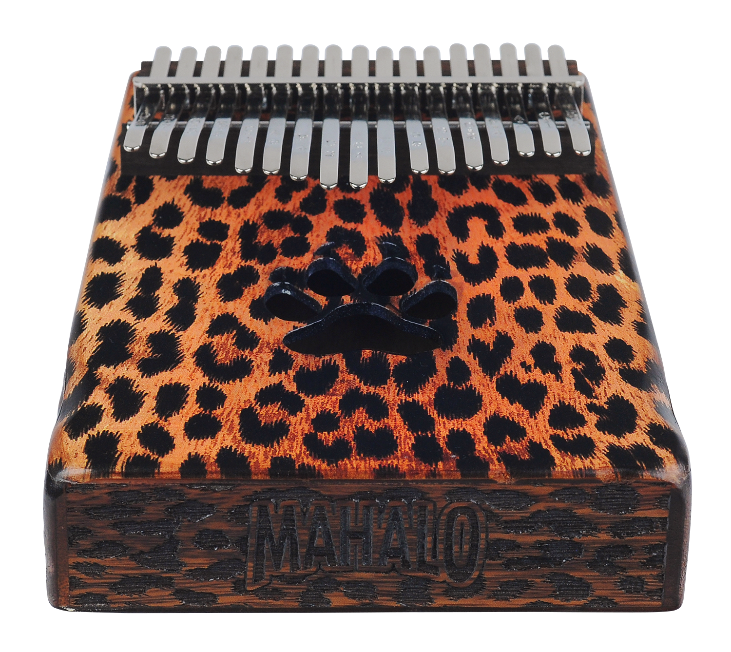 Mahalo Trembesi Wood 17-Key Kalimba - Cheetah