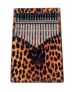 Mahalo Trembesi Wood 17-Key Kalimba - Cheetah