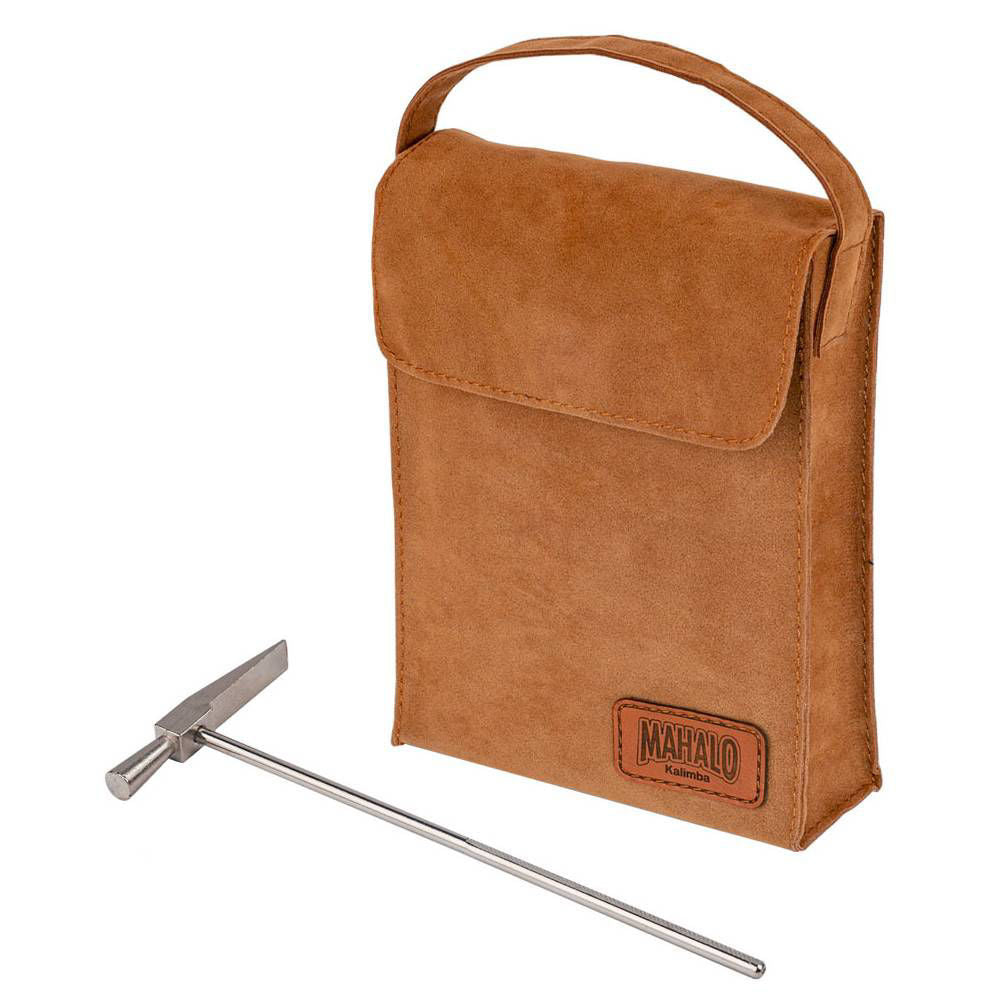 Mahalo Solid Trembesie Wood Flame Koa Kalimba
