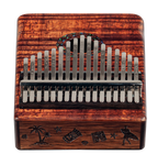 Mahalo Solid Trembesie Wood Flame Koa Kalimba