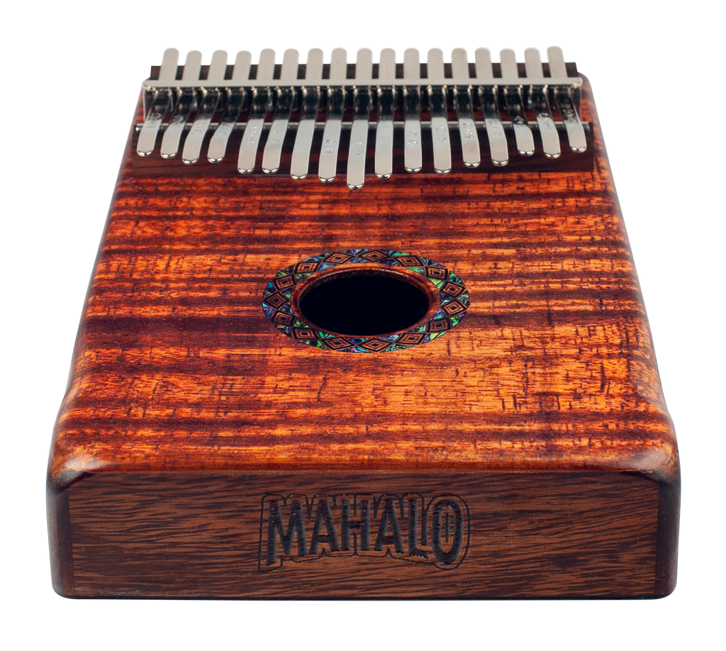 Mahalo Solid Trembesie Wood Flame Koa Kalimba