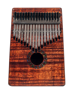 Mahalo Solid Trembesie Wood Flame Koa Kalimba