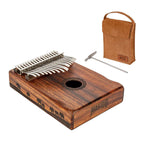 Mahalo Solid Trembesie Wood Traditional African Landscape Kalimba