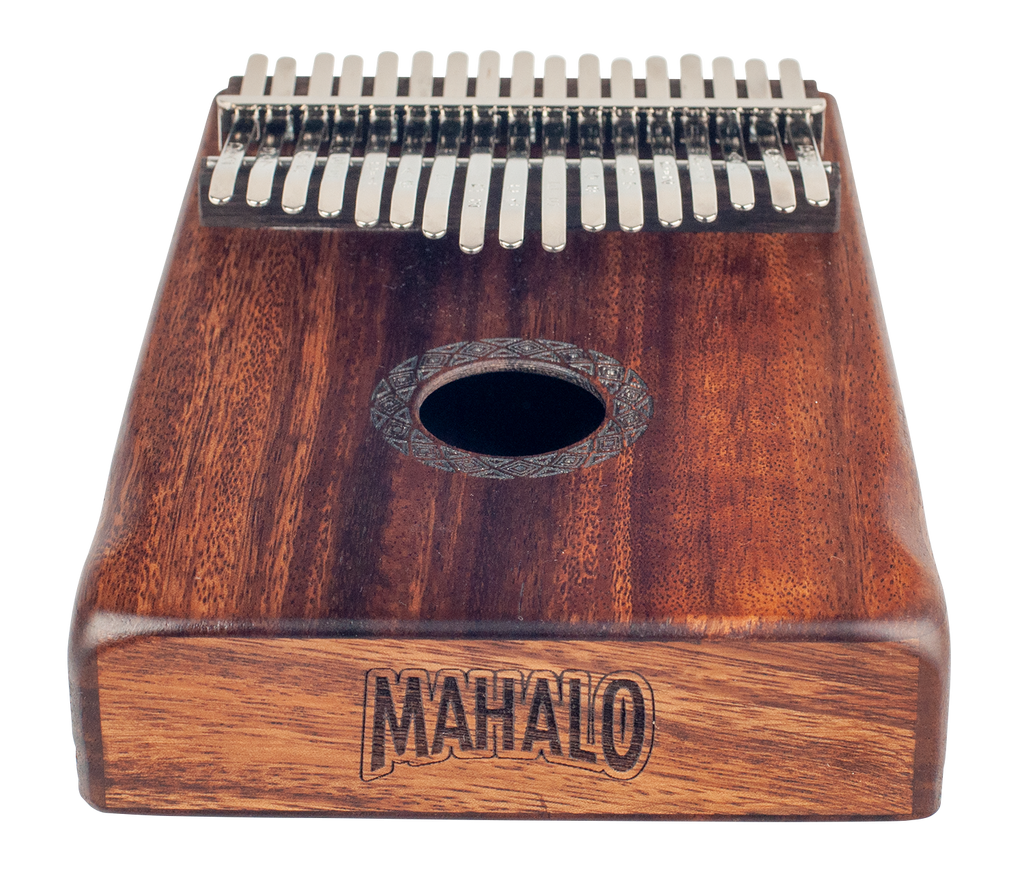 Mahalo Solid Trembesie Wood Traditional African Landscape Kalimba