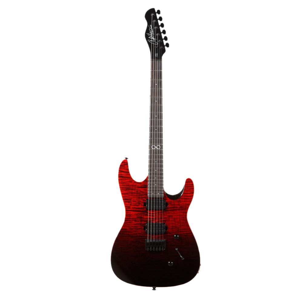 Chapman ML1 Modern Electric Guitar with Super Crush 100 Combo Amplifier in Black - Black Blood