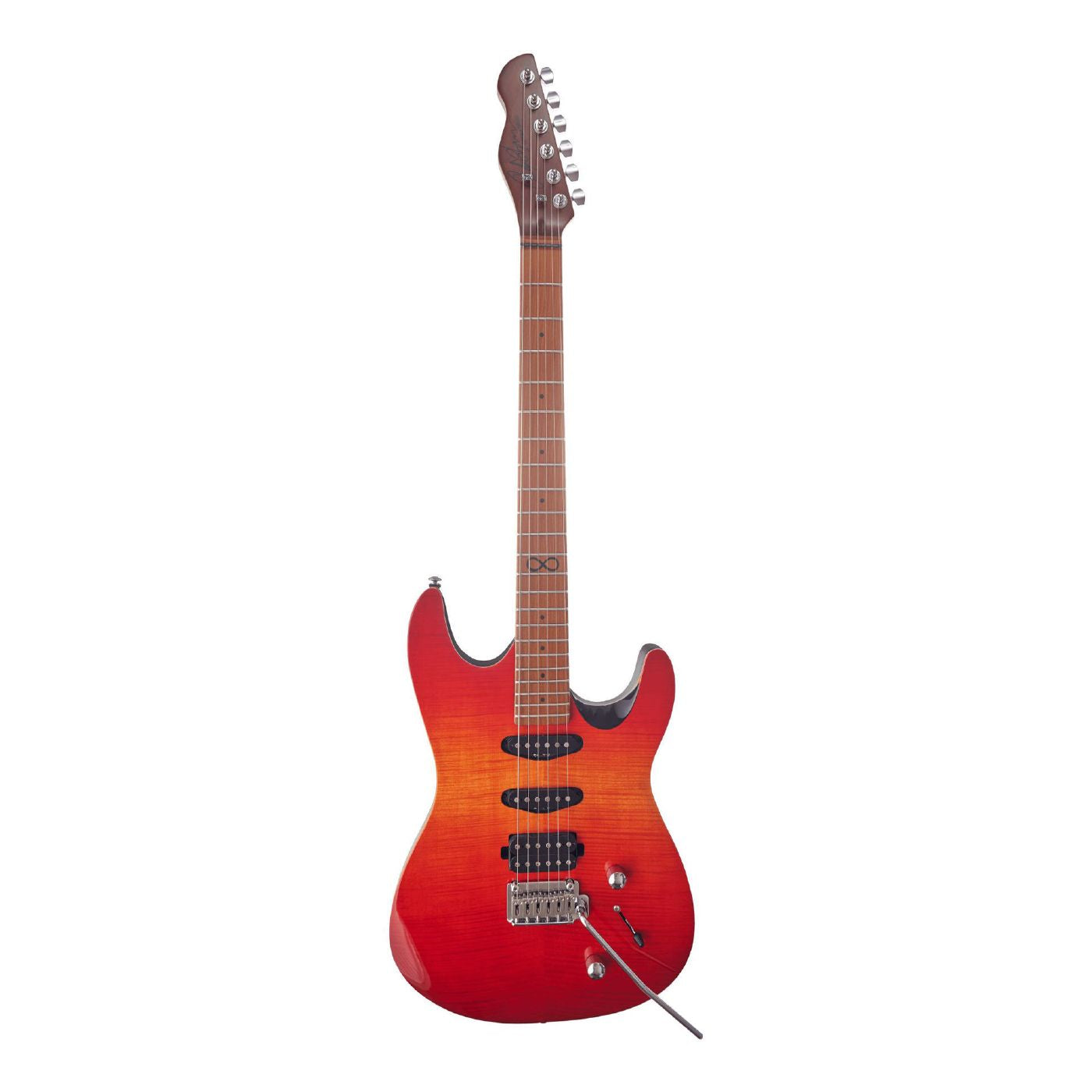 Chapman ML1 Hybrid Electric Guitar - Cali Sunset Red