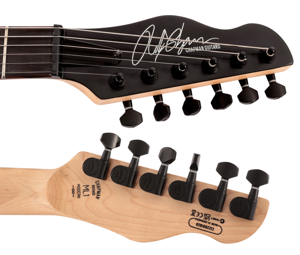 Chapman Standard Series ML1 Modern Electric Guitar - Slate Black Satin