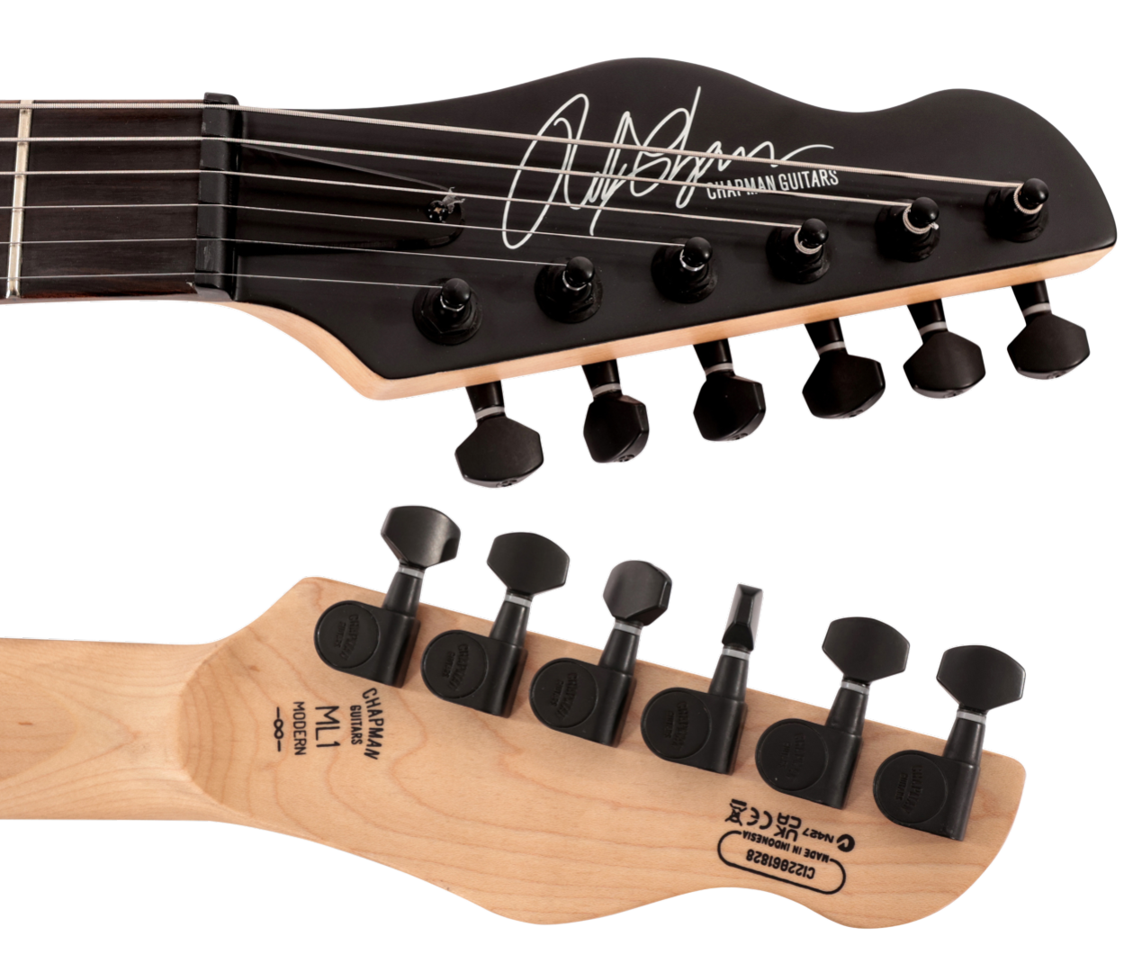 Chapman Standard Series ML1 Modern Electric Guitar - Slate Black Satin