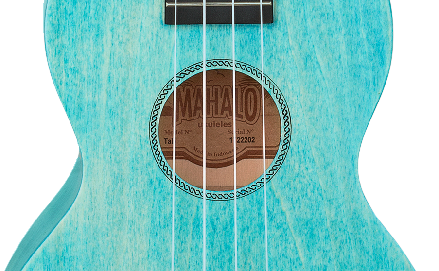 Mahalo ML2AB Island Series Concert Ukulele in Aqua Blue