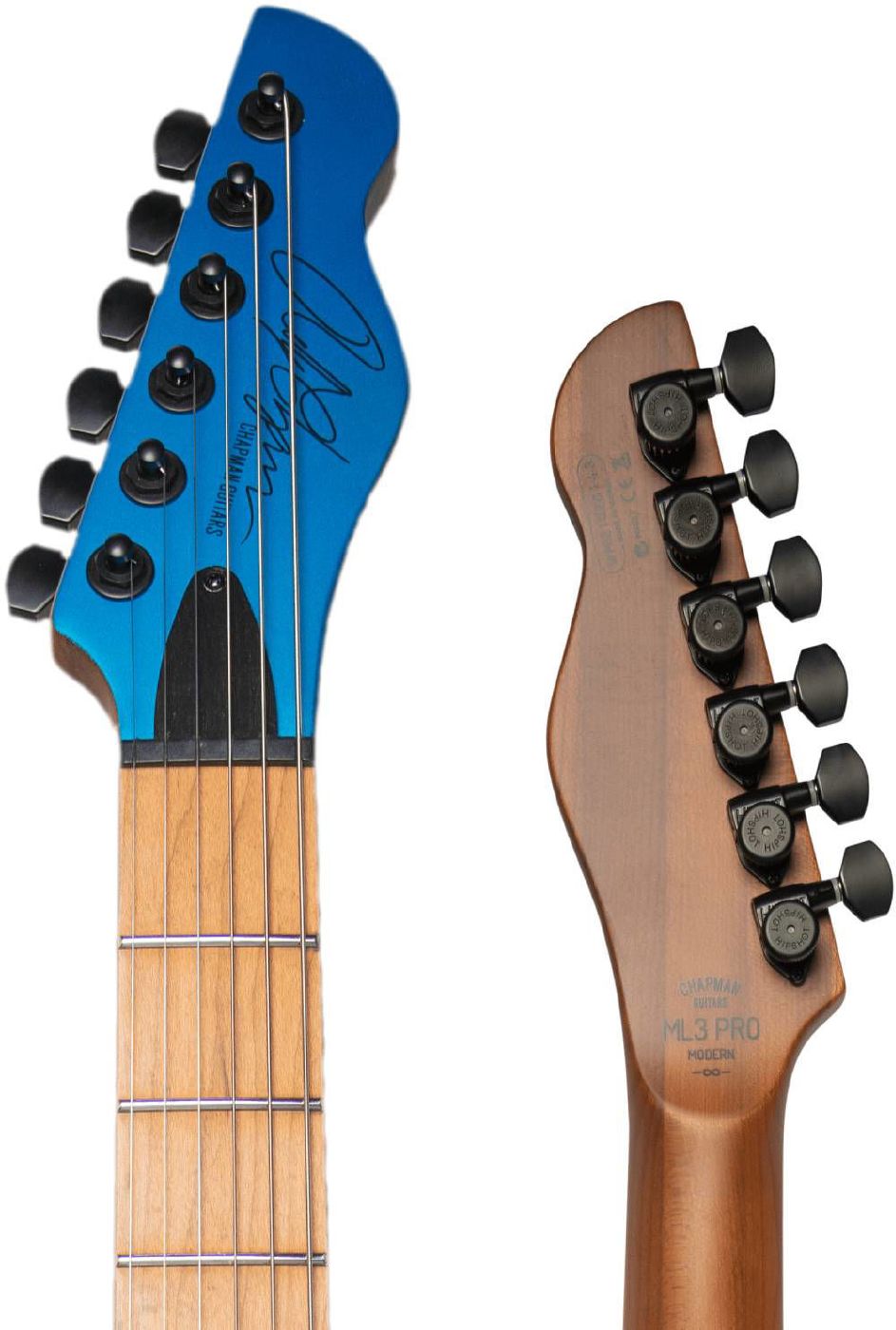 Chapman ML3 Pro Modern Left-Handed Electric Guitar - Hot Blue