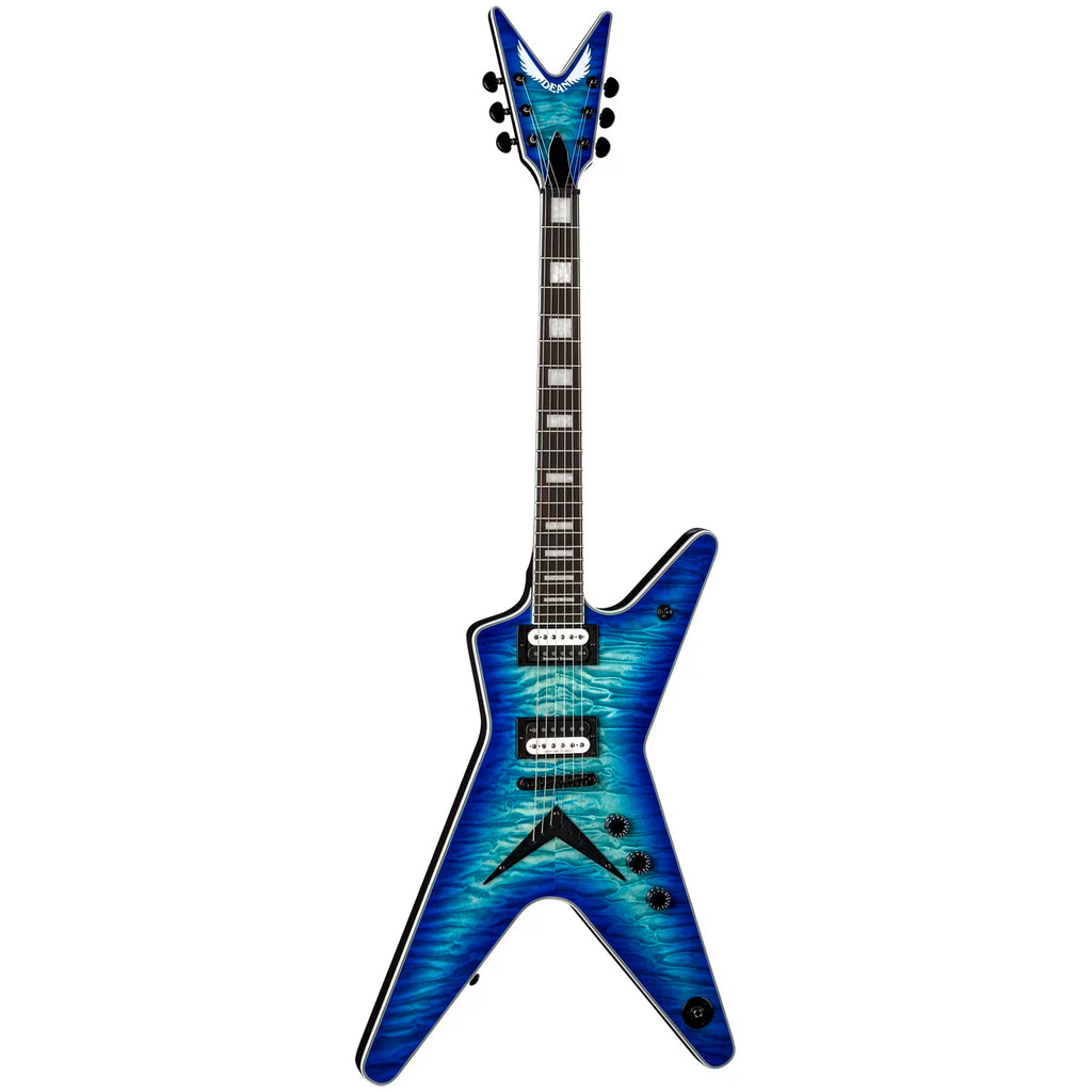 Dean MLSELQMOSB ML Select Floyd Electric Guitar - Ocean Burst