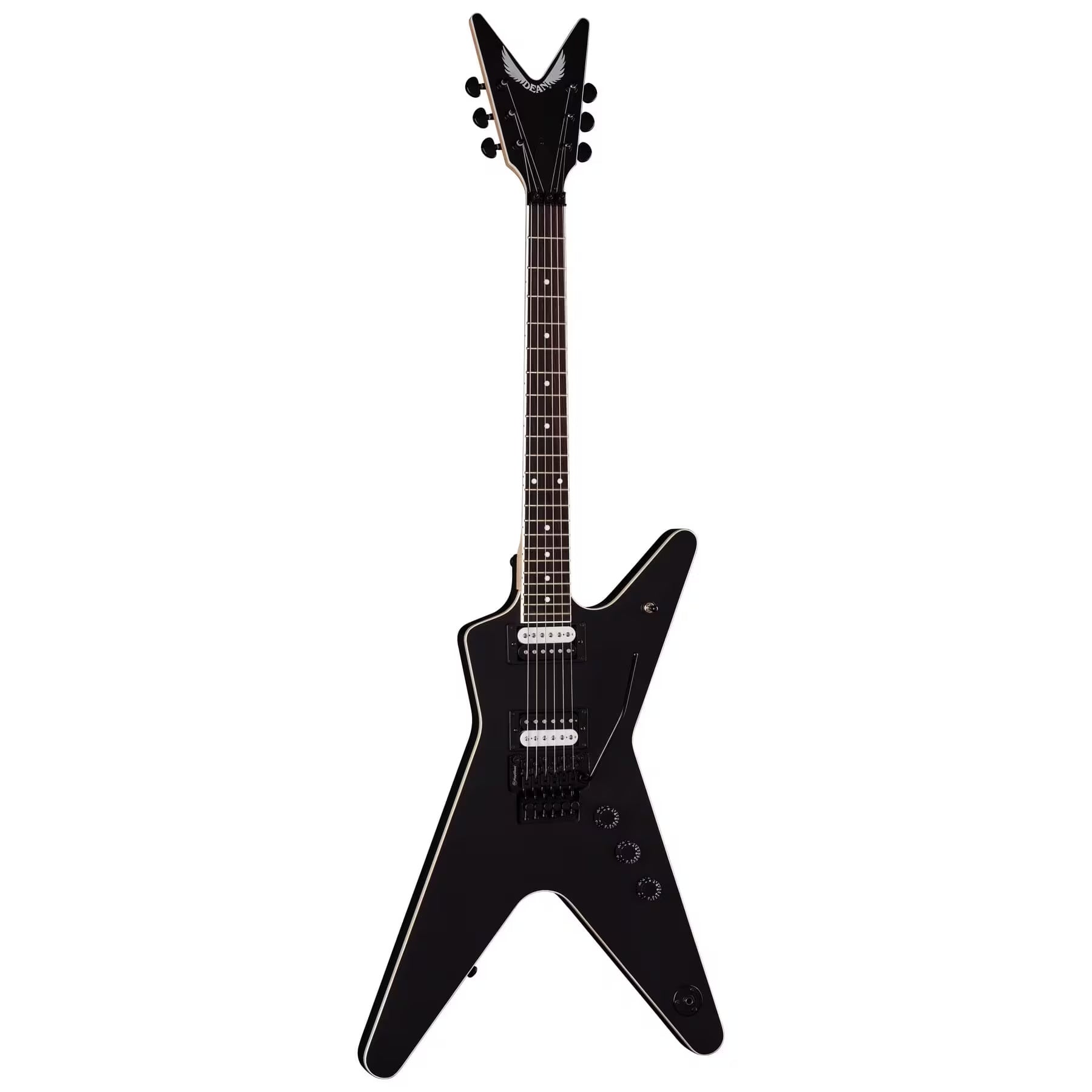 Dean MLXFBKS MLX Floyd Electric Guitar - Black Satin