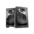 Kali Audio MM-6 active studio monitor speaker with black enclosure and front-facing controls, designed for professional audio mixing.
