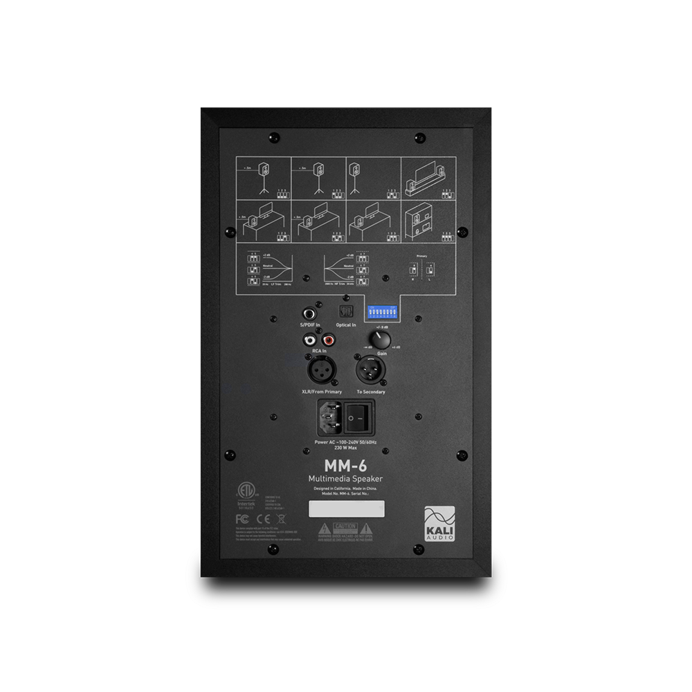 Kali Audio MM-6 Active Studio Monitor - Single
