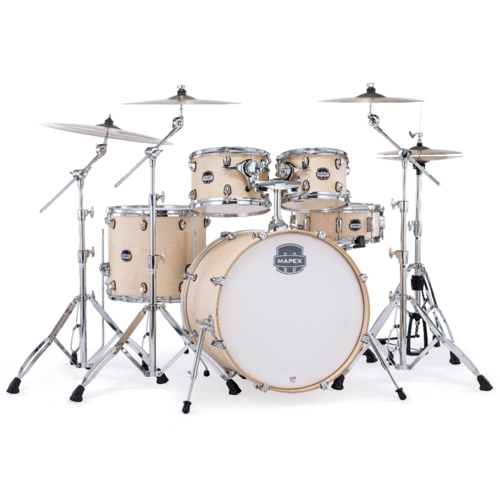 Mapex Mars Maple Fast Shell Pack - 22/10/12/16F/14S - Natural Satin Wood