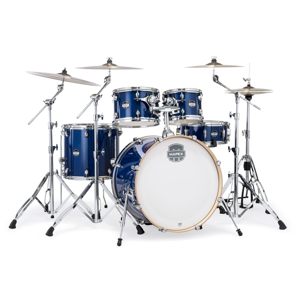 Mapex Mars Maple Rock Shell Pack - 22/10/12/16F/14S - Midnight Blue