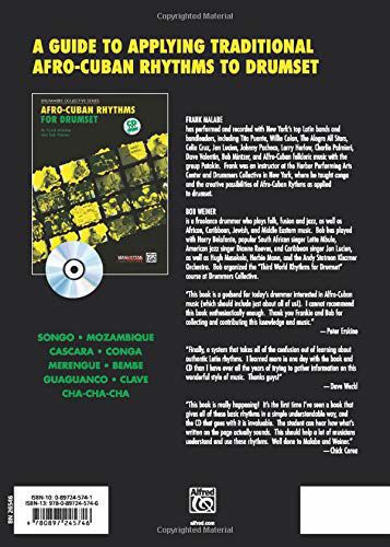 Afro - Cuban Rhythms for Drumset - Frank Malabe & Bob Wener (Book & CD)
