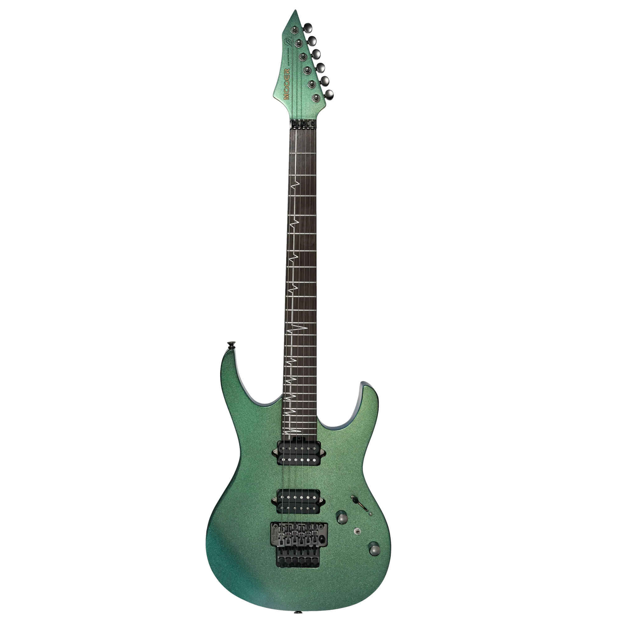 Mooer MMT100 Floyd Rose Electric Guitar - Aurora Green