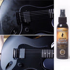 Music Nomad MN100 Guitar Detailer bottle showing cleaning solution for guitar maintenance and care.