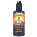Music Nomad MN105 F-One Oil for guitar fretboards, natural wood finish, in a bottle with a dropper cap. Guitar accessory.