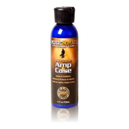 Music Nomad MN107 guitar amp and case cleaner in a spray bottle, designed for cleaning and maintaining guitar amps and cases.
