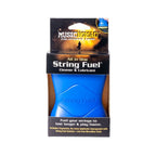 Music Nomad MN109 String Fuel guitar string cleaner and lubricant in a small bottle with a dropper cap.