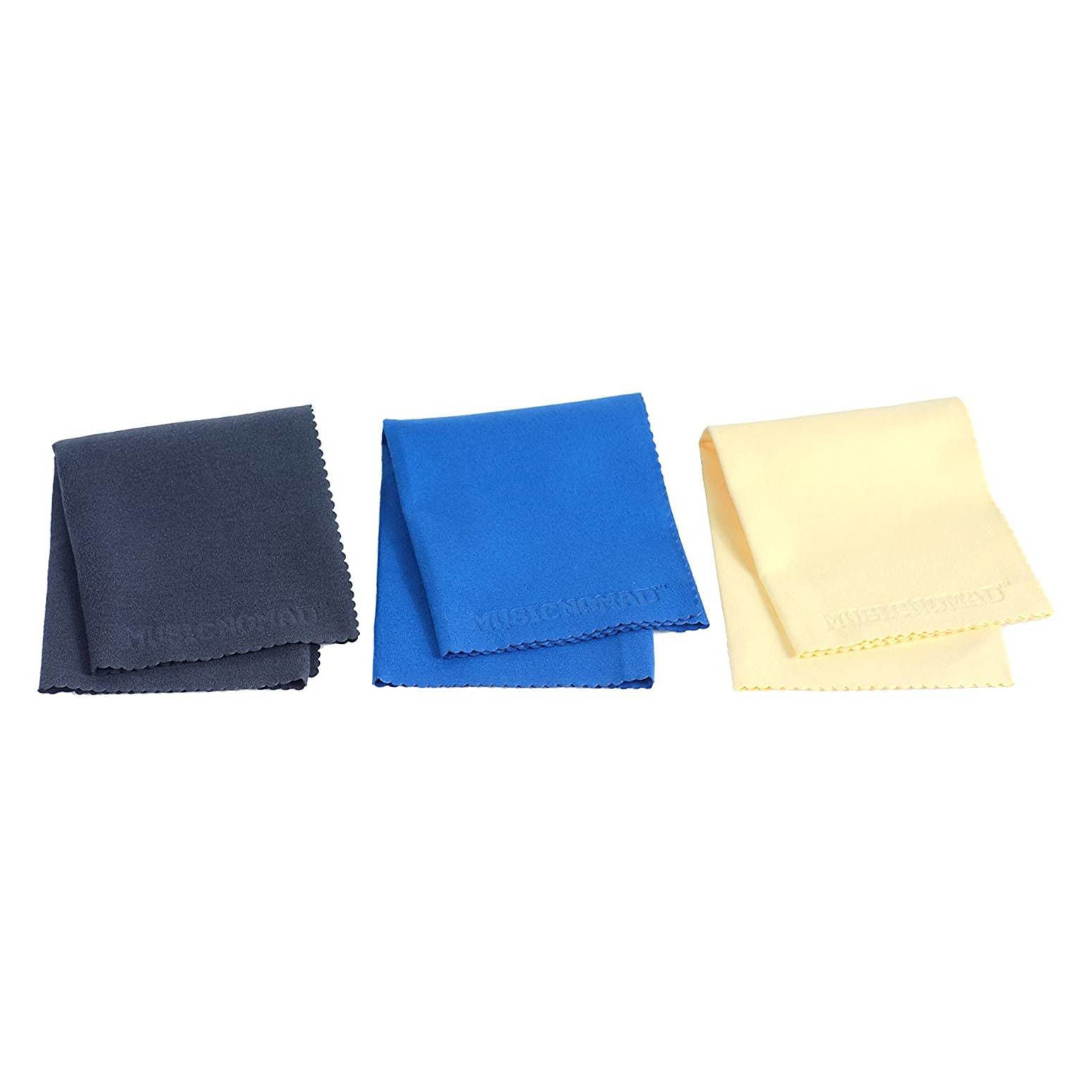 Music Nomad MN203 Super Soft Microfiber Suede Polishing Cloth (3 Pack)