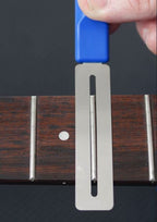 Music Nomad MN225 GRIP contouring fretboard guards for guitars, shown in black with textured grip surface, designed for precise fretboard protection.