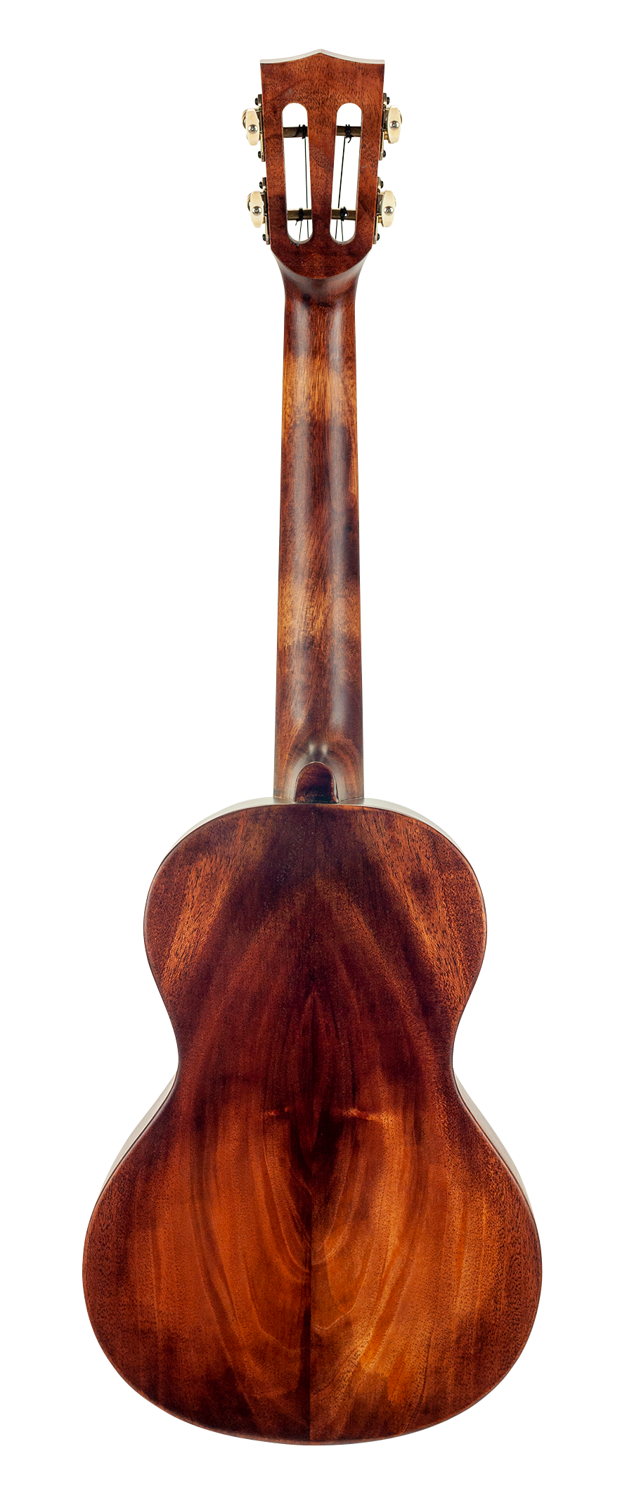 Back view of Mahalo Historic Series Tenor Ukulele showing its wooden body and neck, part of the Mahalo ukuleles and accessories collection.