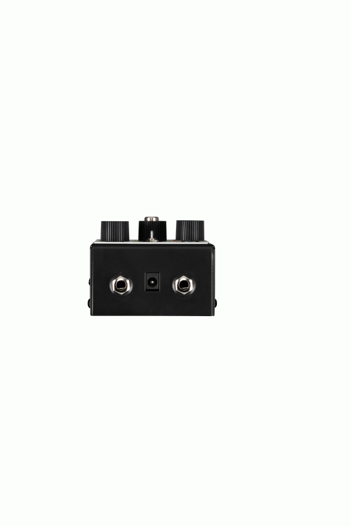 Maestro Invader Distortion guitar effects pedal with multiple control knobs for electric guitar sound shaping.