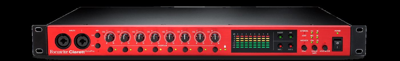 Focusrite Clarett OctoPre 8-Channel Mic Pre and AD/DA Converter