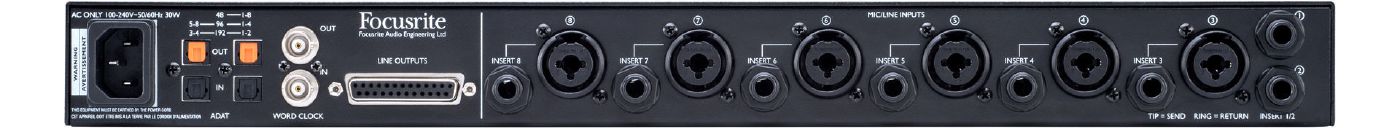 Focusrite Clarett OctoPre 8-Channel Mic Pre and AD/DA Converter