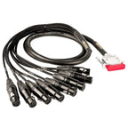 Mogami Gold DB25 to 8x Female XLR Cable - 10 Foot