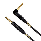 Mogami Gold Right Angle Jack Instrument Cable - 18 Foot