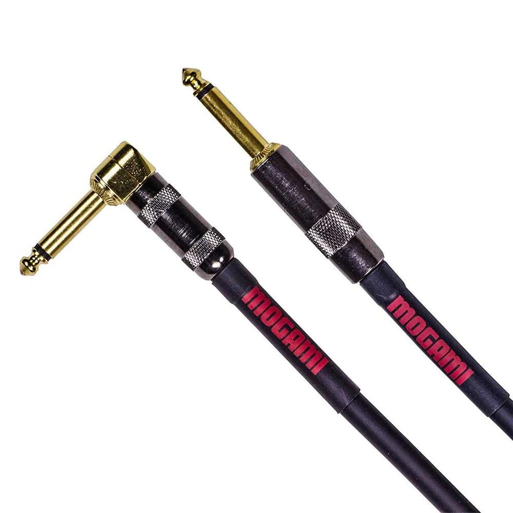 Mogami Overdrive Right Angle Jack Guitar Cable - 12 Foot