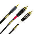 Mogami Gold 3.5mm TRS Jack to Dual RCA Cable - 3 Foot
