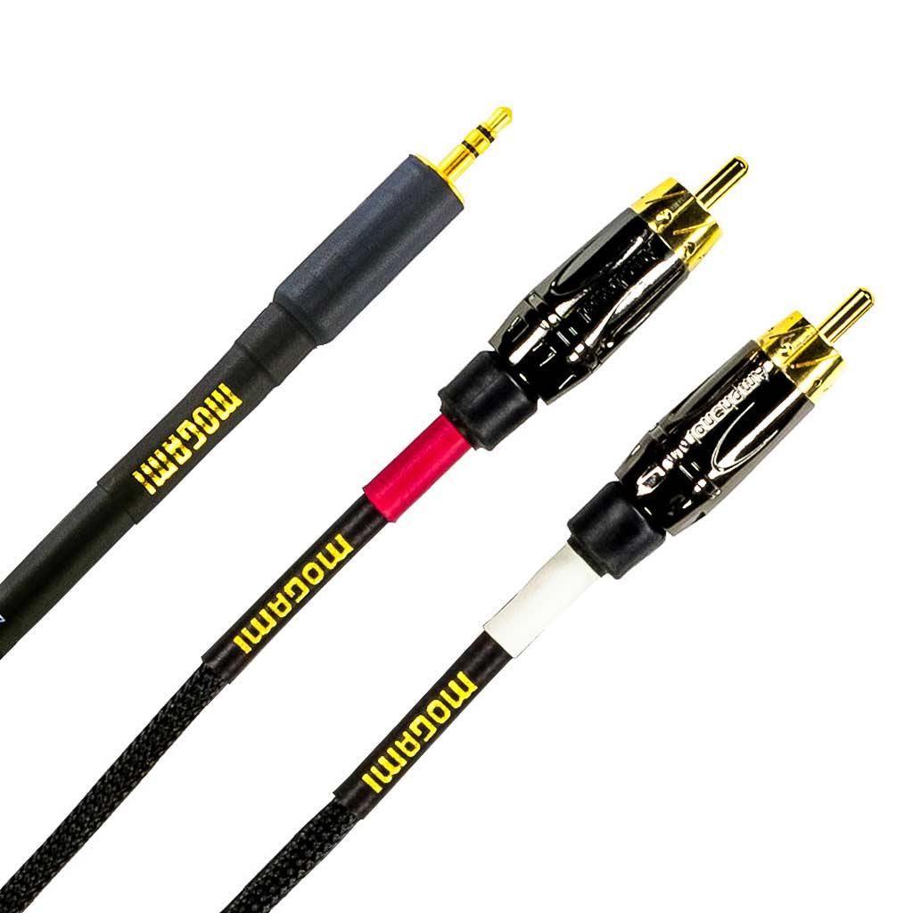 Mogami Gold 3.5mm Jack to Dual 1/4 TS Jack Cable - 3 Foot